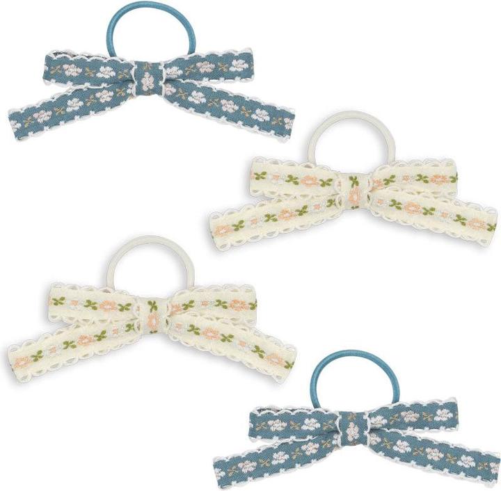 Immagine prodotto Konges Slojd 4 Pack Haargummis Leonora Bow (Elastico per capelli)