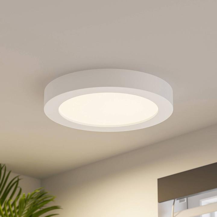 Image du produit Prios Edwina LED plafonnier, blanc, 24,5 cm (1740 lm)