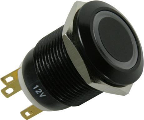 Produktbild Lamptron compatible Vandalismustaster 19mm - Blackline - red