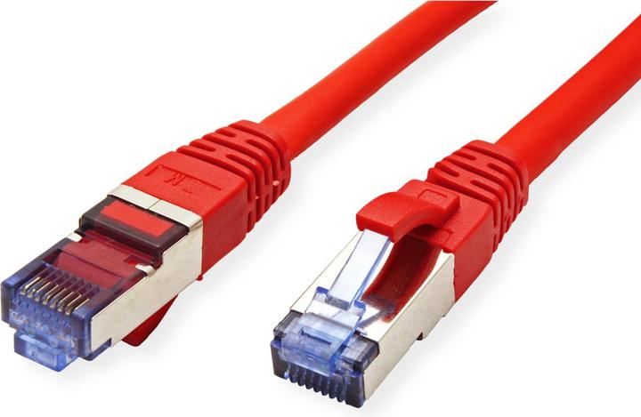 Produktbild Value S/FTP Patchkabel Kat6A rot 0.3m (S/FTP, CAT6a, 0.30 m)