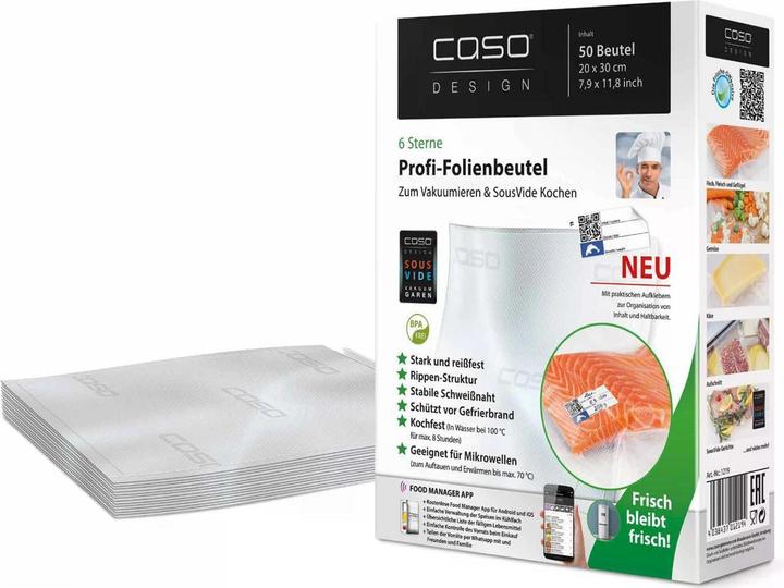 Actual product image Caso Foil bags (50 x)