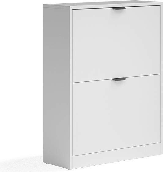 Produktbild Vicco Schuhkipper Gizmo, Weiss/Schwarz, 59 x 77.6 cm mit 2 Fächern (22 x 59 x 77.60 cm)