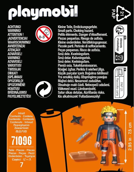 Actual product image Playmobil 71096 Naruto (71096, Playmobil Naruto)