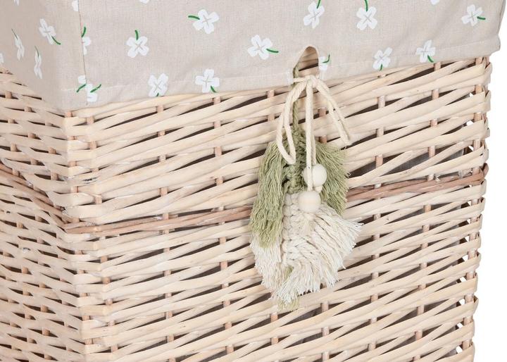 Image du produit Ensemble de paniers en osier et coton naturel