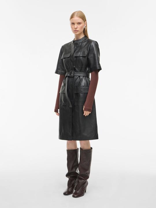 Image du produit Rouge Edit Leder Maxikleid (38)