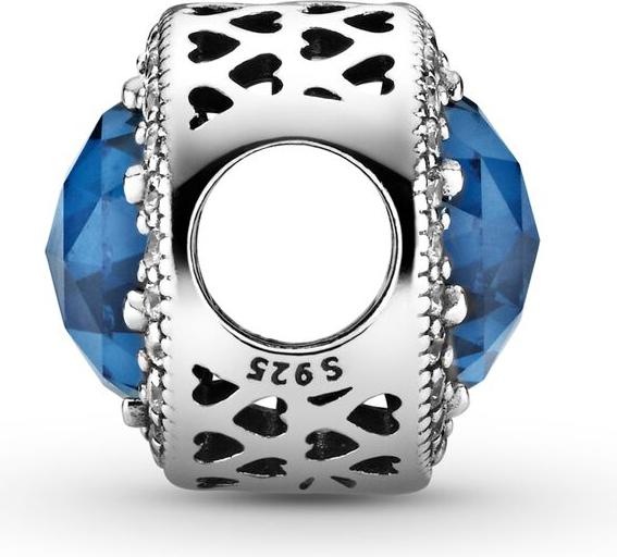 Produktbild Pandora Charms/Beads Mitternachtsblauer Strahlenkranz der Herzen (Silber)