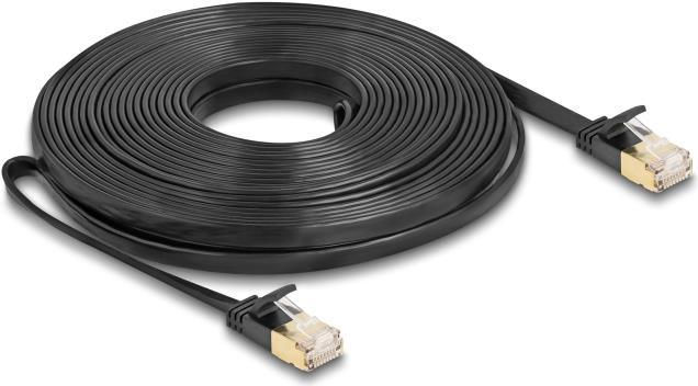 Produktbild Delock RJ45 Netzwerkkabel Cat.6A Stecker zu Stecker mit robu (U/FTP, CAT7, 10 m)
