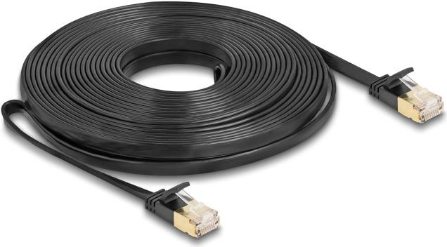 Actual product image Delock RJ45 network cable Cat.6A plug to plug with robu (U/FTP, CAT7, 10 m)