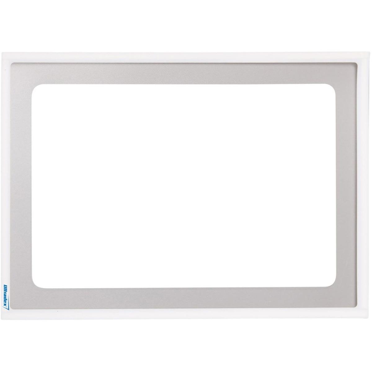 Ultradex, Mappe, Infotasche mit Ausschnitt A4 quer BxH 312x225mm selbstklebend VE=1 Stück weiss (1 x)