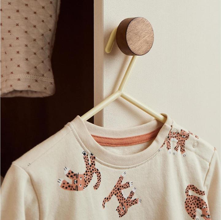 Actual product image Bieco Kleiderbügel 8er Set, Vanille Gelb (8 x)