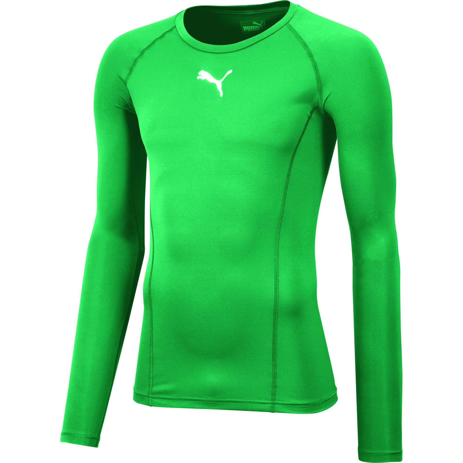 Puma, Herren, Sportshirt, LIGA Baselayer Tee LS-655920 (XL), Grün, XL