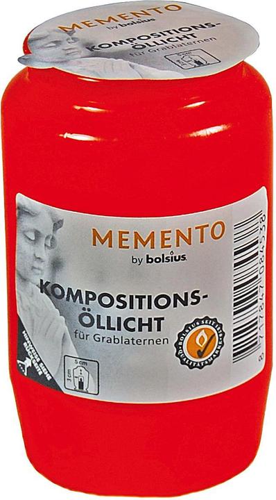 Actual product image Bolsius Grave light 3days red (1 pcs.)