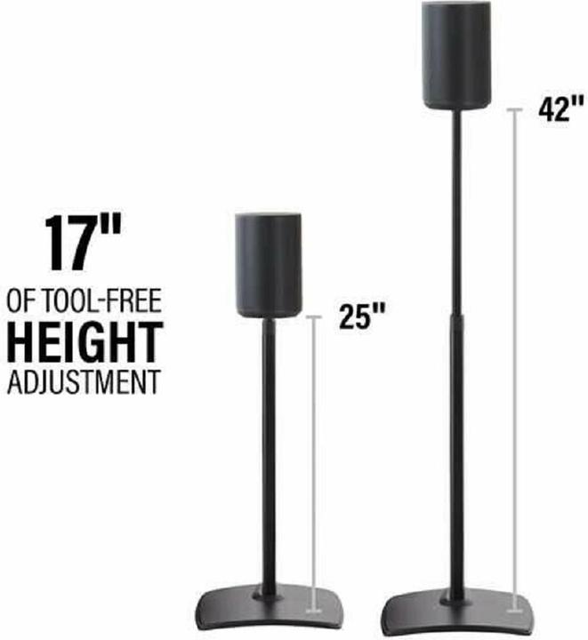 Actual product image Sanus WSSE1A1-B2 (1 pcs., Stand, Height-adjustable)