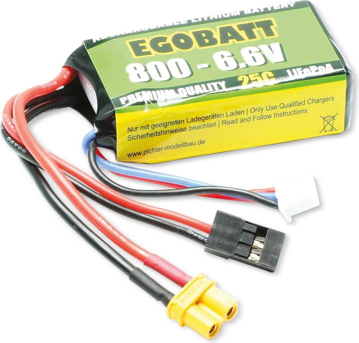 Pichler Egobatt LiFe batteries (6.60 V, 800 mAh)