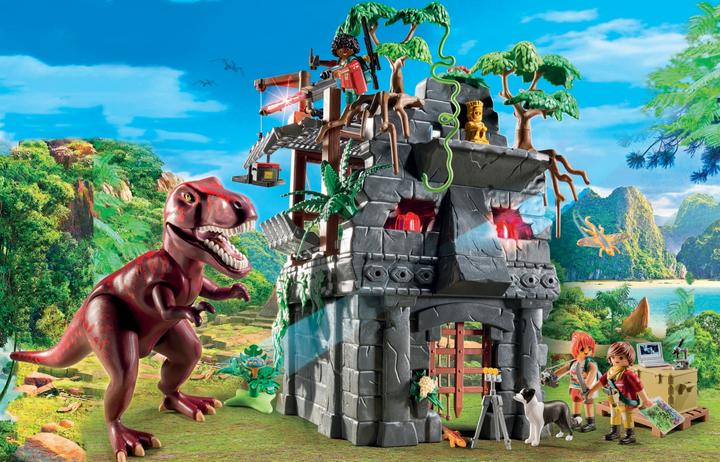 Immagine prodotto Playmobil Campo base con T-Rex (9429)