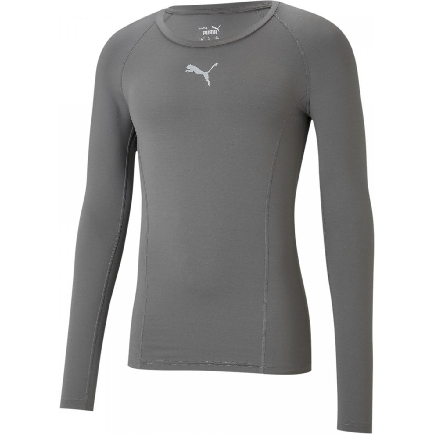 Thumbnail - Puma, Herren, Sportshirt, LIGA Baselayer Tee LS-655920 (XXL), Orange, XXL