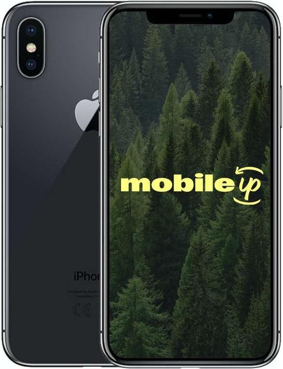Actual product image Apple iPhone X (64 GB, Space Grey, 5.80", 12 Mpx, Single SIM)