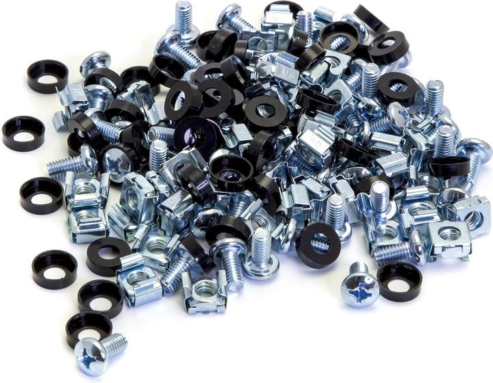 OEM of Silver M6 Cage Nuts Screws 19" M6-C50S