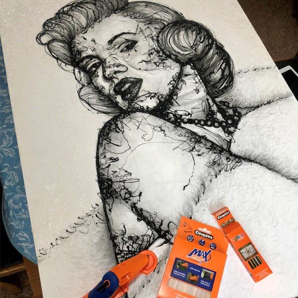 Image du produit Cléopâtre Mini pistolet à colle "sans fil