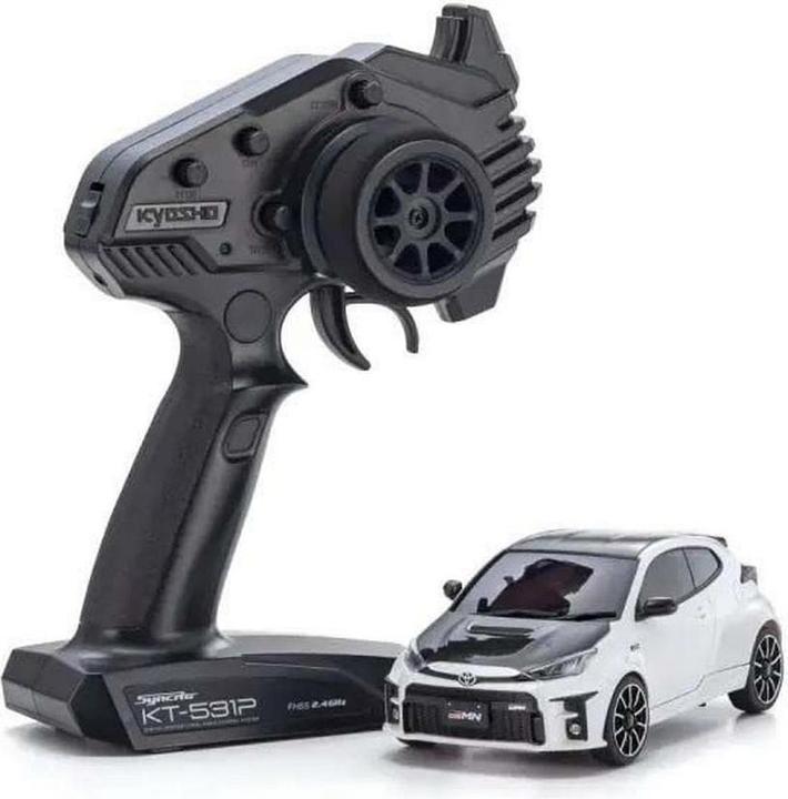 Immagine prodotto Kyosho Mini-Z MA020 Toyota GRMN Yaris Rally Weiss, ARTR (RTR pronto all'uso)