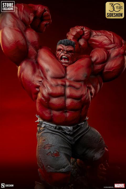Image du produit Sideshow Marvel statuette Premium Format Red Hulk : Thunderbolt Ross 74 cm