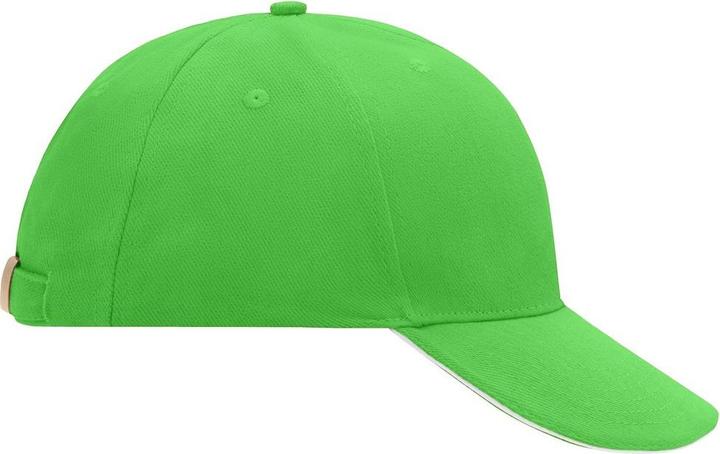 Actual product image Myrtle Beach 6 Panel Sandwich Peak Baseball Cap