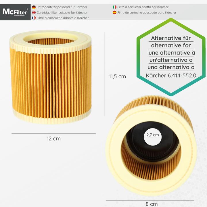 Actual product image Mc Filter Bag set with filter