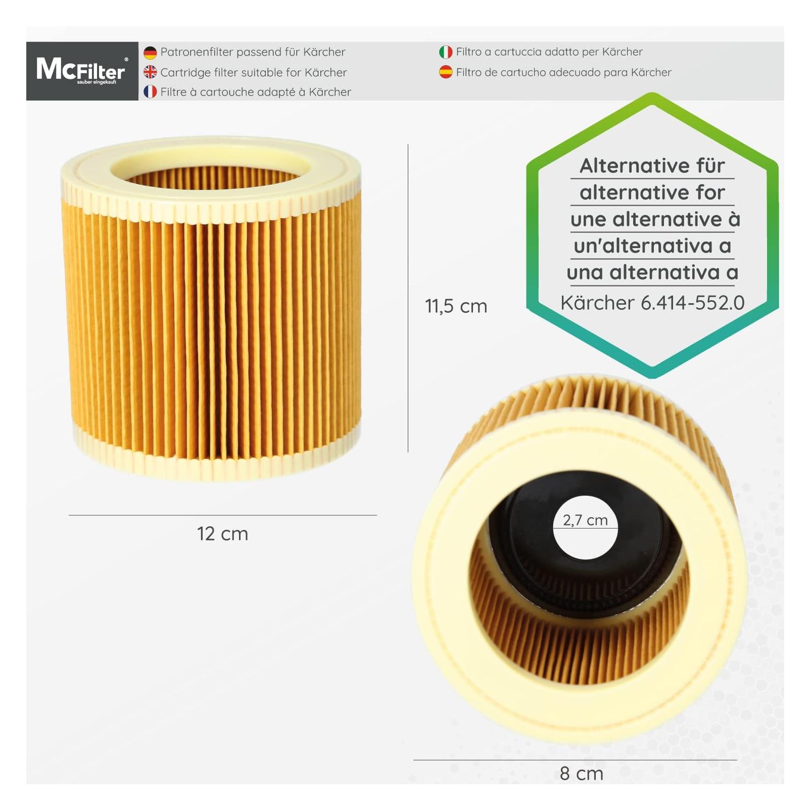 Vhbw filtro a cartuccia sostituisce Kärcher 9.770-988.0 filtro