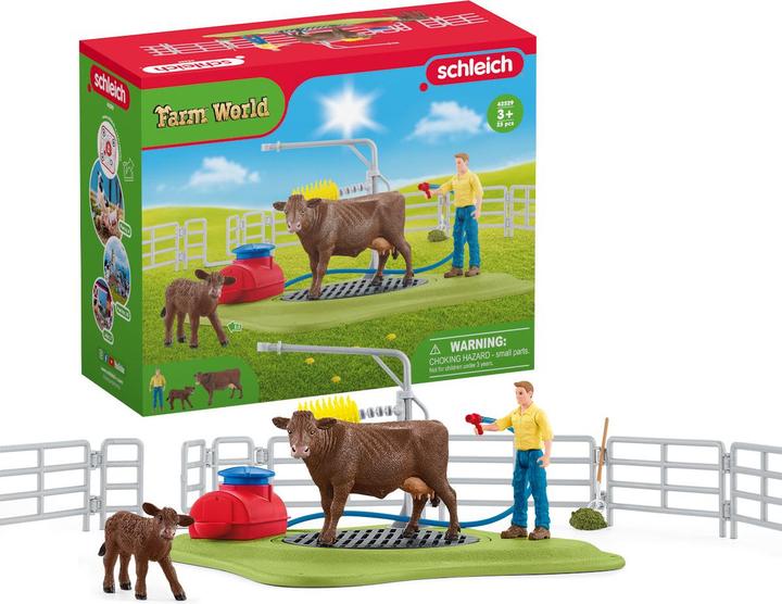 Image du produit Schleich Station de lavage de vaches