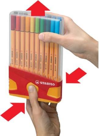Actual product image STABILO point 88 Fineliner (Multicoloured, 20 x)