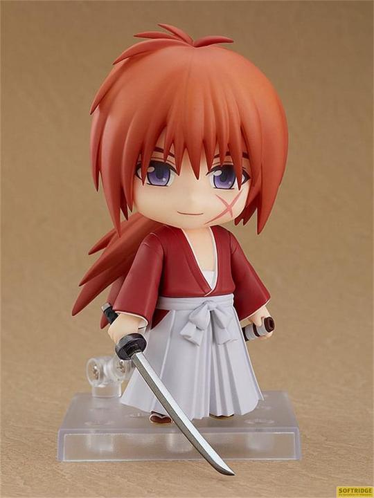 Actual product image Good Smile Company Rurouni Kenshin figurine Nendoroid Kenshin Himura 2023 Ver. 10 cm