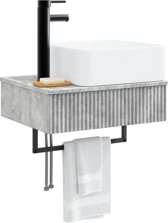 Actual product image vidaXL Wandmontiertes Waschbecken (390 mm, 500 mm)