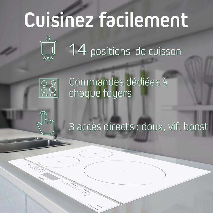 Produktbild Sauter SPI9544W (60 cm, Induktionskochfeld)