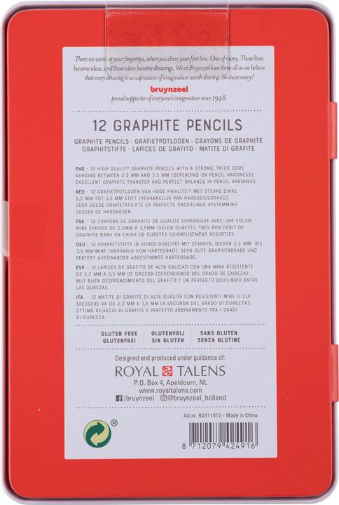 Actual product image Bruynzeel Pencil Expression 2.2 - 3.6 mm, 12 pieces (3.60 mm, HB, 12 x)