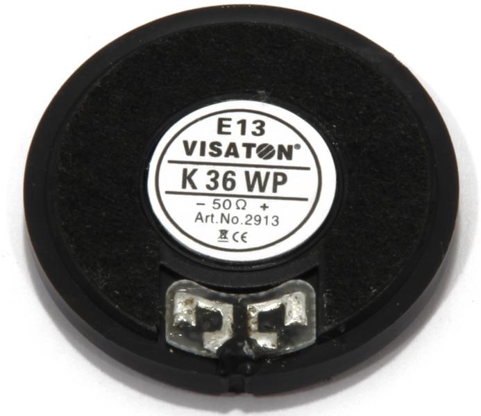 Produktbild Visaton Miniaturlautsprecher 1,4"/36mm 50Ohm 1W