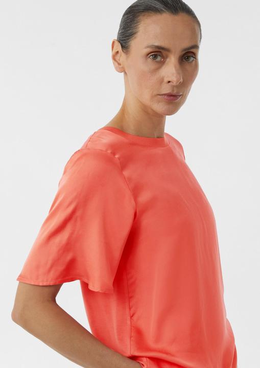 Produktbild Comma T-Shirt Fliessendes Blusenshirt im Fabricmix (34)
