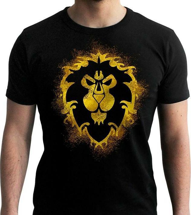 Actual product image ABYstyle WORLD OF WARCRAFT - Tshirt Alliance - man SS black - new fit (M)