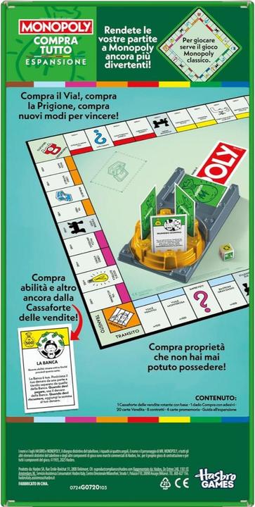 Productafbeelding Monopoly ERGÄNZUNG Kaufe alles (zum Spielen wird das klassische benötigt) (Duits)