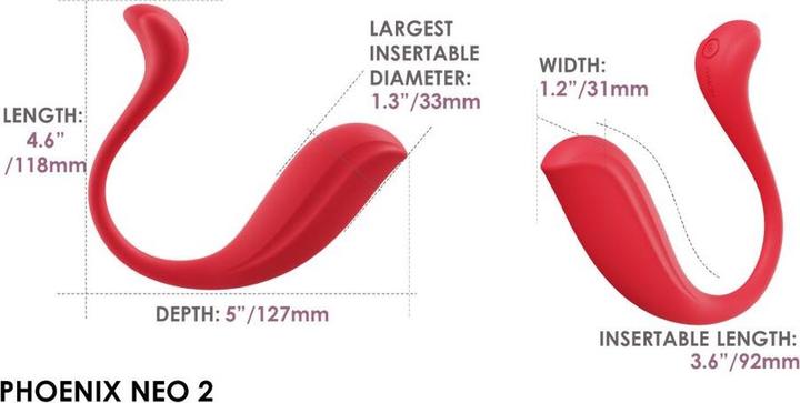 Actual product image Svakom Phoenix Neo 2