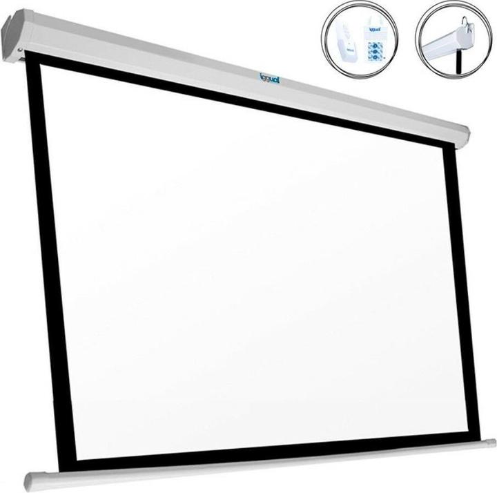 Productafbeelding Iggual Elektrische Panorama-Leinwand PSIPS184 80" (184 x 104 cm) 84" (80", 16:9)