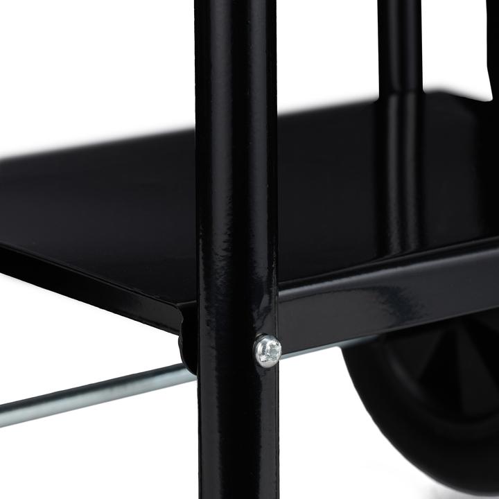 Immagine prodotto Relaxdays Carrello per legna da camino (46 x 39 x 89,5 cm)