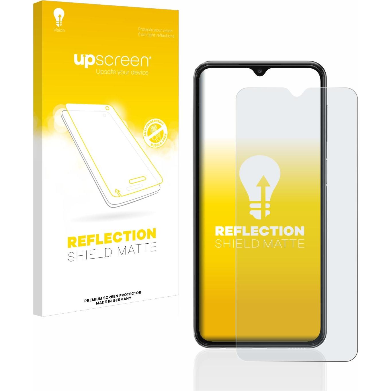 upscreen Reflection Shield Displayschutz Matt (1 Stück, Samsung Galaxy A23 5G), Smartphone Schutzfolie, Grau