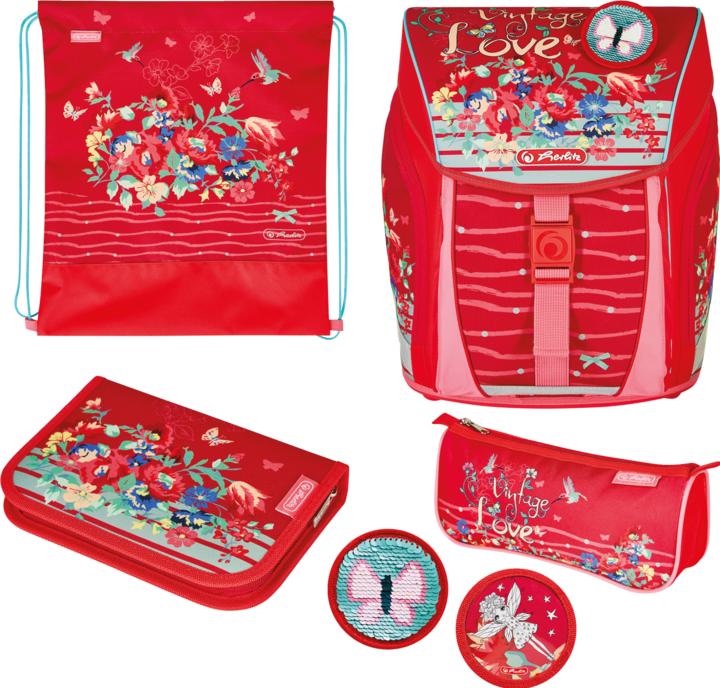 Herlitz Schulranzen FiloLight Plus Vintage Love (16 l)