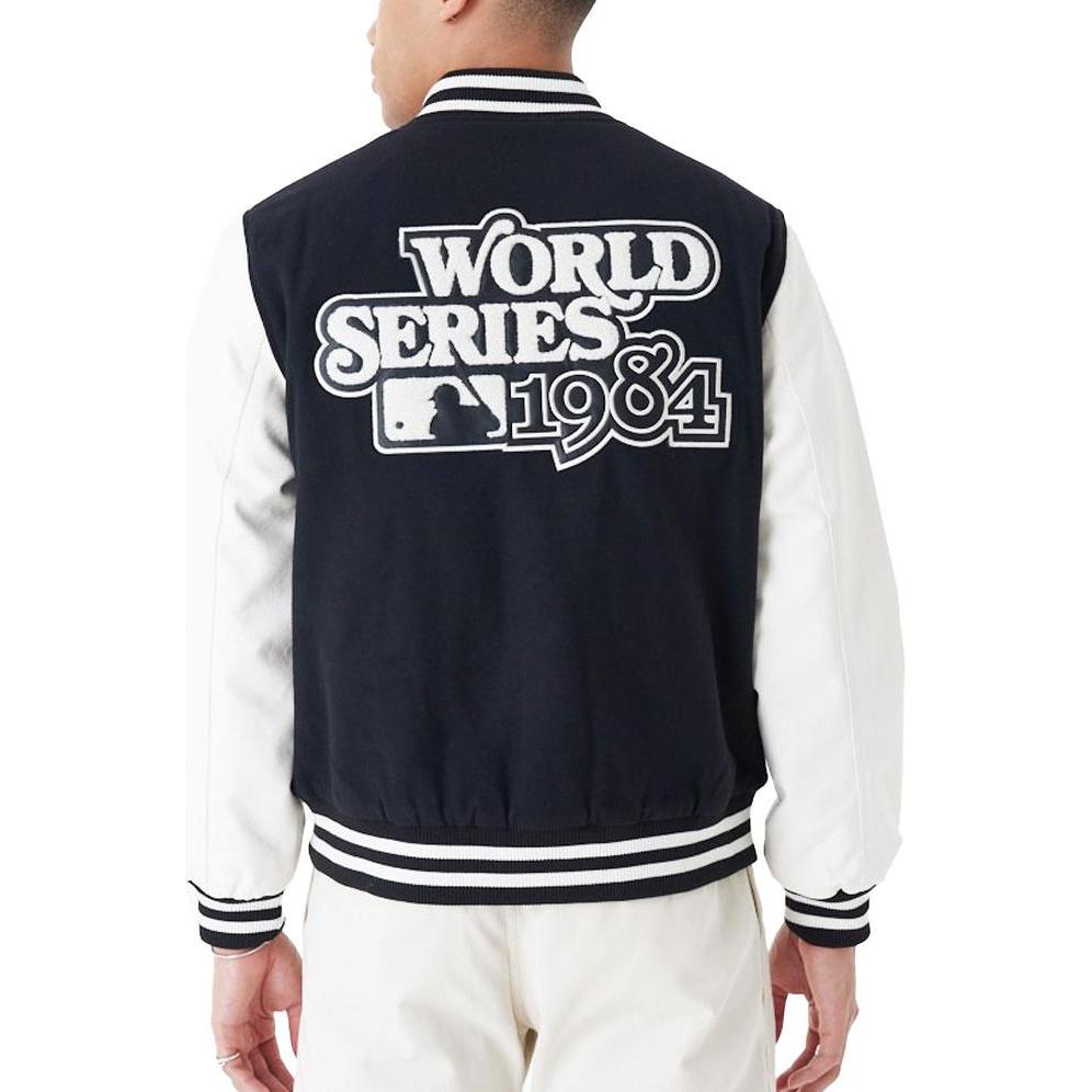 New Era, Herren, Jacke, Varsity College Jacke - WORLD SERIES Detroit Tigers (XL), Schwarz, XL