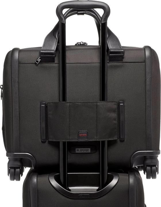 Actual product image Tumi Alpha 3 Deluxe 4-Wheel Laptop Case Brief