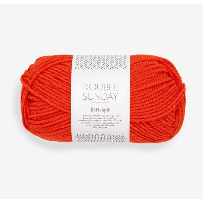 Thumbnail - Sandnes Garn Double Sunday by PetiteKnit, Garn + Wolle, Orange