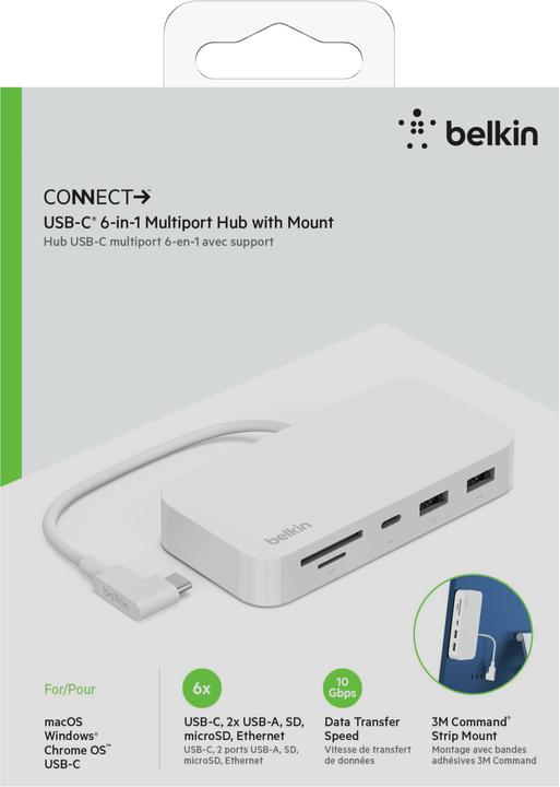 Actual product image Belkin INC011BTWH (USB-C, 3 ports)