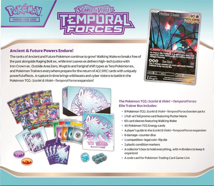 Produktbild Pokémon Temporal Forces (Englisch, Elite / Top Trainer Box)