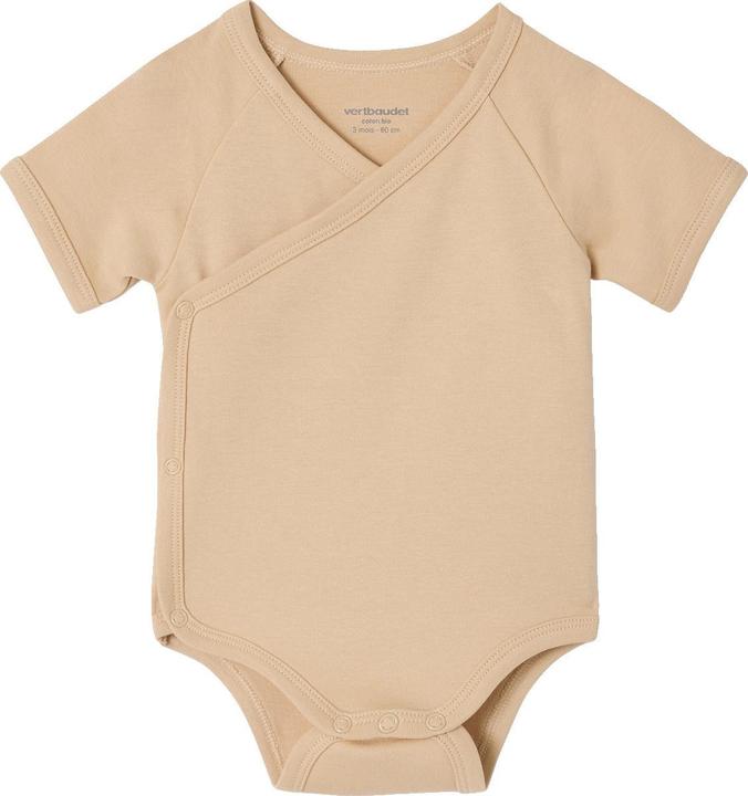 Actual product image Vertbaudet 5er-Pack Baby Wickelbodys mit kurzen Ärmeln, Hasenmotive (56)