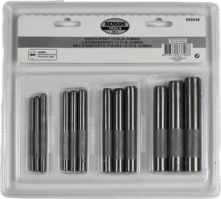 Image du produit Benson Ensemble de perforation 12 pièces jumbo